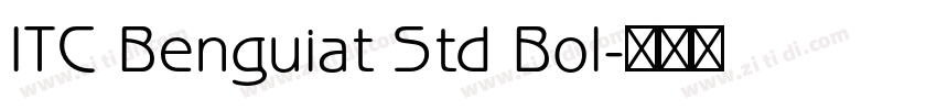 ITC Benguiat Std Bol字体转换